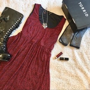 *SOLD ON MERCARI*Torrid Chiffon Maxi Dress